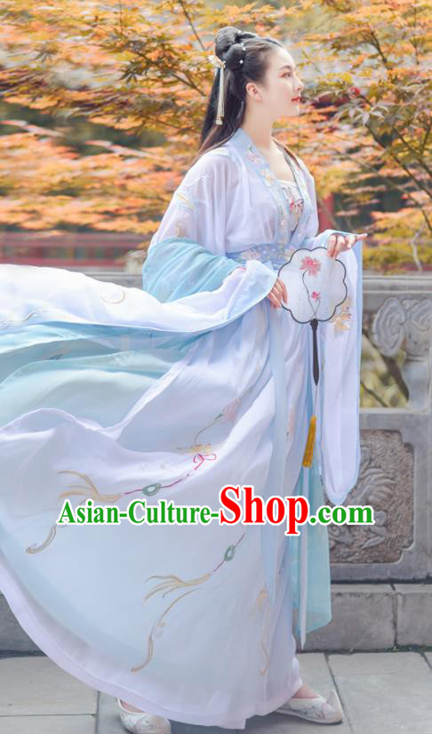 Chinese Ancient Nobility Lady Hanfu Dress Antique Traditional Tang Dynasty Court Princess Historical Costume for Women