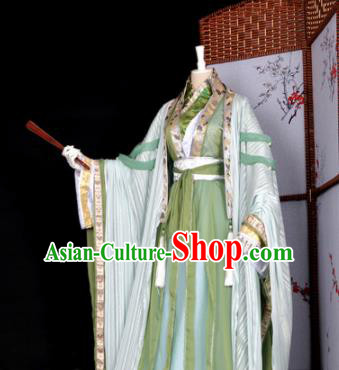 Customized Chinese Cosplay Swordsman Shen Qingqiu Costume Ancient Drama Childe Clothing for Men