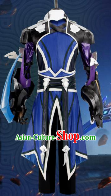 Customized Chinese Cosplay Knight Costume Body Armor Ancient Swordsman Clothing for Men