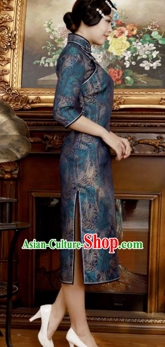 Chinese Traditional Customized Cheongsam National Costume Classical Qipao Dress for Women
