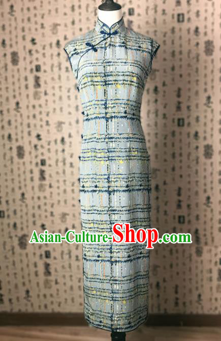 Chinese Traditional Customized Cheongsam National Costume Classical Qipao Dress for Women