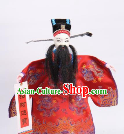 Traditional Chinese Handmade Magistrate Puppet Marionette Puppets String Puppet Wooden Image Arts Collectibles