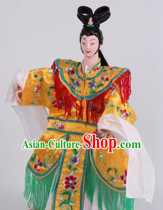 Traditional Chinese Beauty Consort Yang Puppet Marionette Puppets String Puppet Wooden Image Arts Collectibles