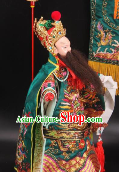 Traditional Chinese General Guan Yu Marionette Puppets Handmade Puppet String Puppet Wooden Image Arts Collectibles