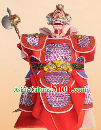 Chinese Traditional Beijing Opera Takefu Marionette Puppets Handmade Puppet String Puppet Wooden Image Arts Collectibles