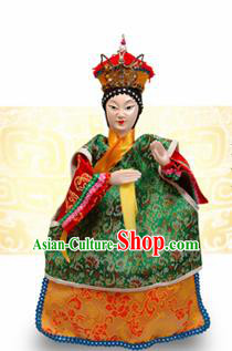 Chinese Traditional Beijing Opera Queen Marionette Puppets Handmade Puppet String Puppet Wooden Image Arts Collectibles