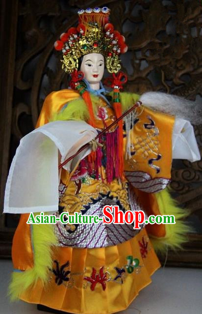Traditional Chinese Goddess Mazu Marionette Puppets Handmade Puppet String Puppet Wooden Image Arts Collectibles