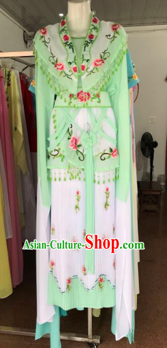 Traditional Chinese Handmade Beijing Opera Diva Lin Daiyu Dress Ancient Peri Princess Costumes for Women