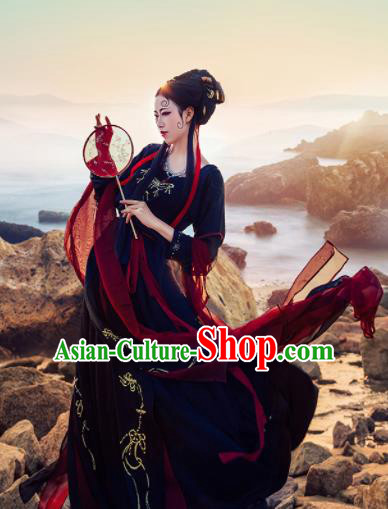 Chinese Ancient Drama Imperial Consort Hanfu Dress Traditional Tang Dynasty Las Meninas Replica Costumes for Women