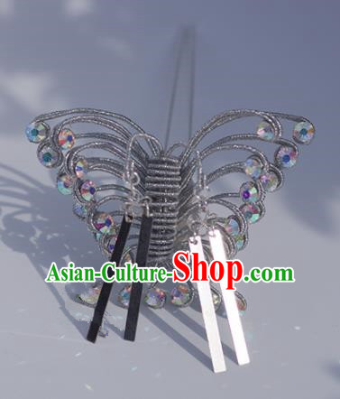 Japanese Geisha Kimono Butterfly Hairpins Traditional Yamato Hair Accessories for Women