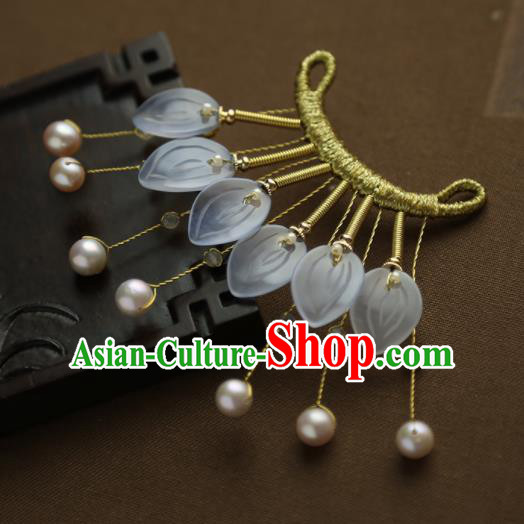 Chinese Ancient Princess Golden Tassel Hairpins Traditional Hanfu Hair Clip Hair Accessories for Women