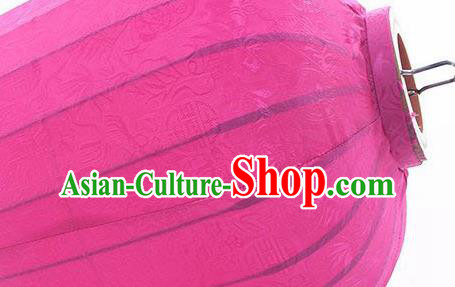 Chinese Traditional Spring Festival Rosy Hanging Lantern Wedding Handmade Palace Lanterns