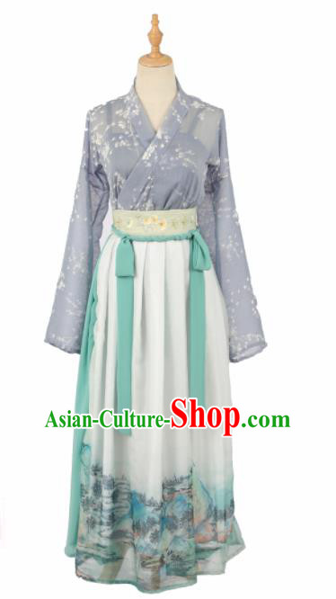 Chinese Ancient Cosplay Court Lady Dress Traditional Hanfu Princess Costume for Women