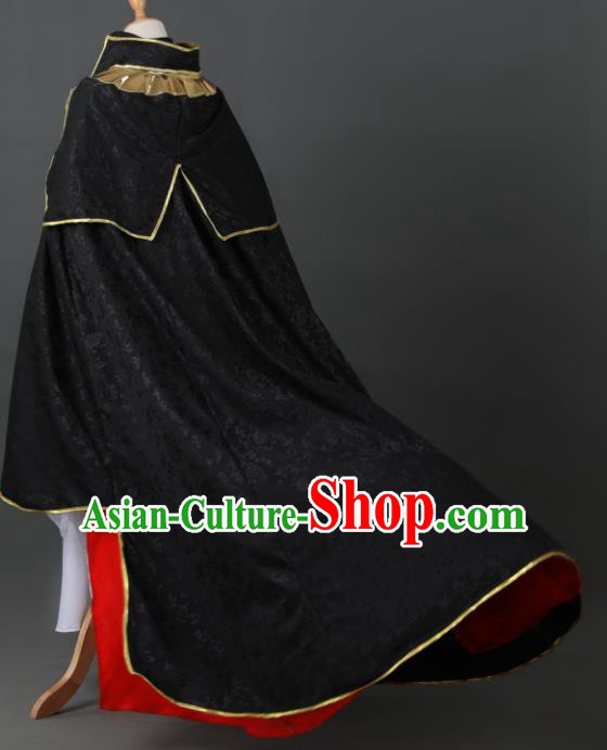 Chinese Ancient Drama Cosplay Young Knight Royal Prince Clothing Traditional Hanfu Swordsman Costume for Men