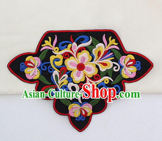 Chinese Ancient Handmade Embroidered Patch Traditional Embroidery Appliqu Craft for Women