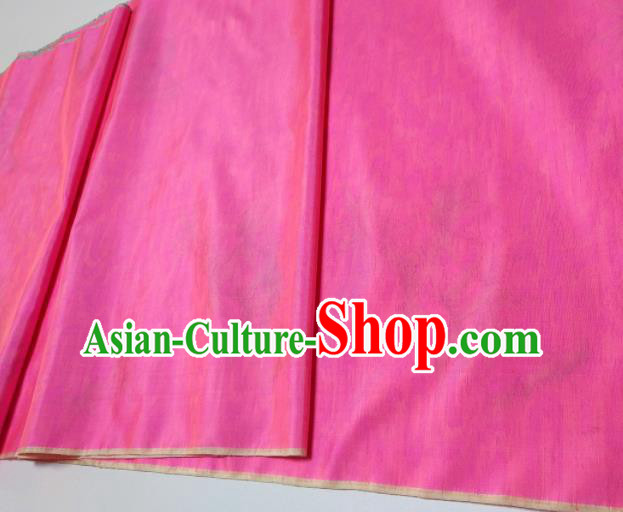Chinese Traditional Royal Pattern Design Pink Silk Fabric Asian China Hanfu Silk Material