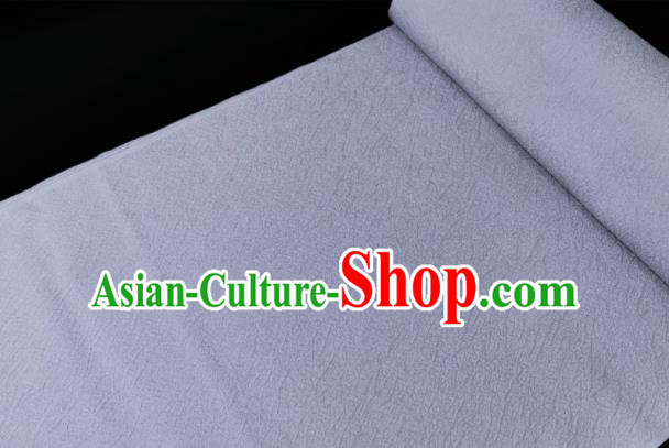 Chinese Traditional Pattern Design Light Purple Silk Fabric Asian Brocade China Hanfu Satin Material