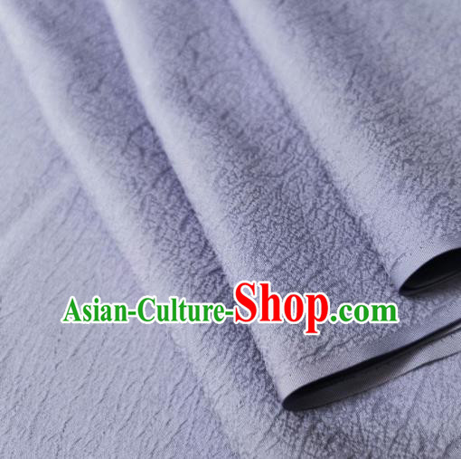 Chinese Traditional Pattern Design Light Purple Silk Fabric Asian Brocade China Hanfu Satin Material