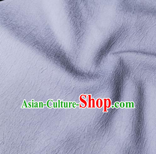 Chinese Traditional Pattern Design Light Purple Silk Fabric Asian Brocade China Hanfu Satin Material