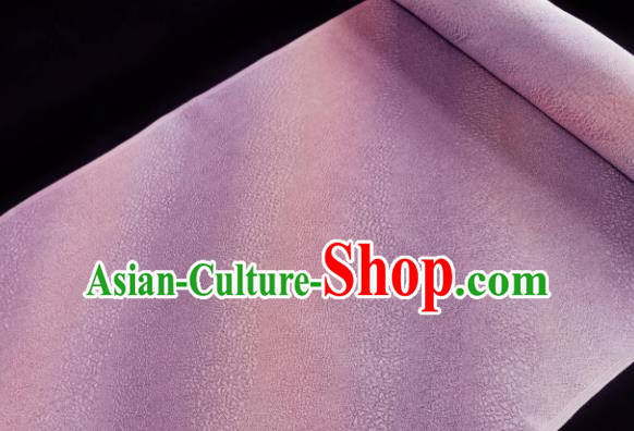 Chinese Traditional Classical Pattern Design Lilac Silk Fabric Asian China Cheongsam Silk Material