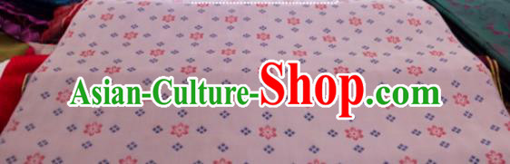 Chinese Traditional Pattern Design Pink Silk Fabric Asian China Hanfu Mulberry Silk Material