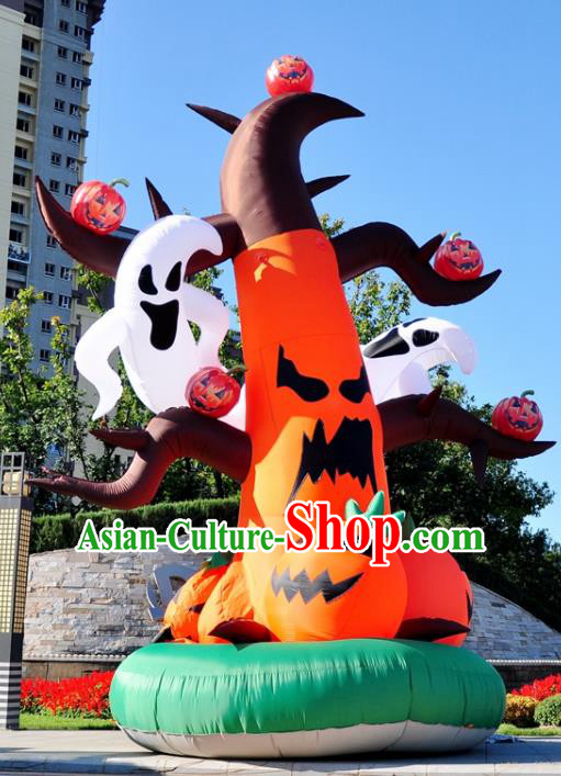 Large Halloween Inflatable Pumpkin Models Ghost Tree Inflatable Arches