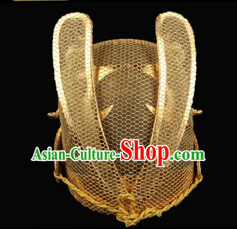 Chinese Traditional Ming Dynasty Emperor Hat Ancient Monarch Headwear for Men