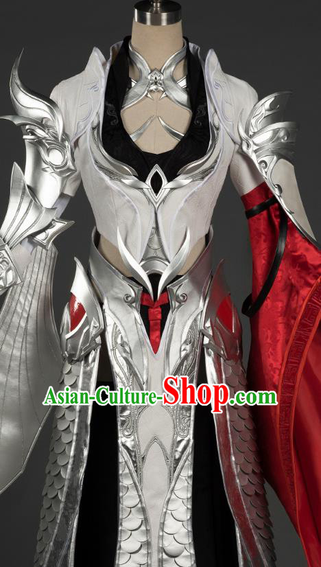 Chinese Traditional Cosplay Female General Costumes Ancient Swordsman Hanfu Dress for Women