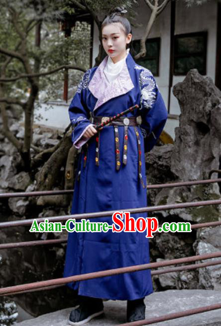 Chinese Traditional Tang Dynasty Female Swordsman Costumes Ancient Drama Imperial Bodyguard Hanfu Dress for Women