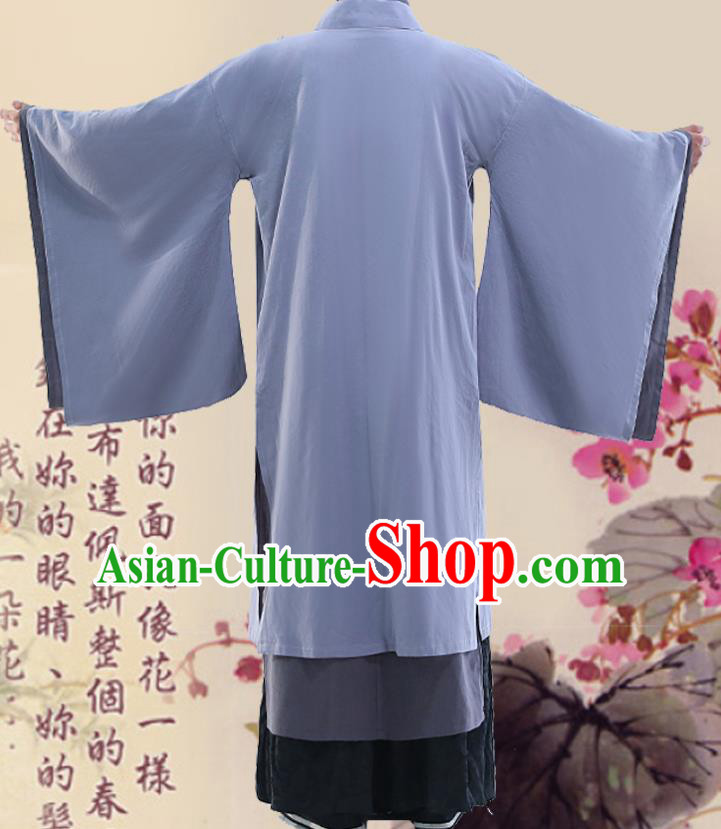 Chinese Ancient Han Dynasty Minister Clothing Traditional Hanfu Scholar Costumes for Men