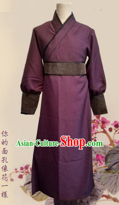 Chinese Ancient Ming Dynasty Civilian Clothing Traditional Ancient Swordsman Costumes for Men