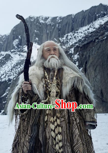 Chinese Historical Drama Ancient Swordsman Novoland Eagle Flag Lei Bicheng Replica Costumes and Headpiece for Men