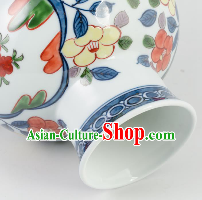 Chinese Handmade Hand Painting Ceramic Vase Porcelain Craft