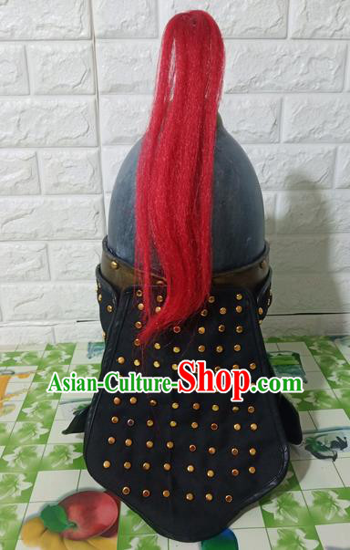 Chinese Handmade Traditional Ming Dynasty Helmet Ancient General Hat for Men