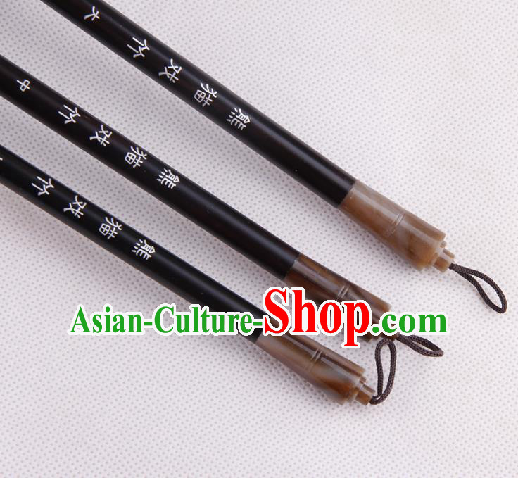 The Four Treasures of Study Bamboo Writing Brushes Chinese Calligraphy Brush Pen