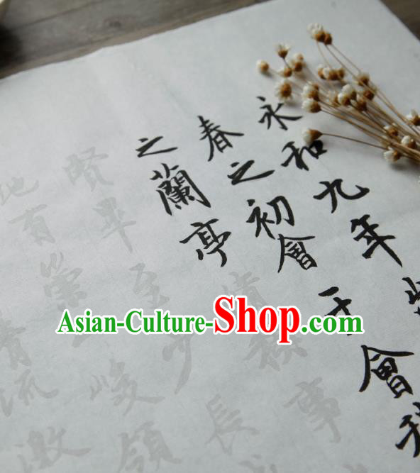 Traditional Chinese Classical Calligraphy Paper Handmade Couplet Regular Script Copybook Xuan Paper Craft