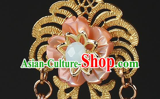 Handmade Chinese Bride Ear Accessories Classical Eardrop Ancient Women Hanfu Earrings