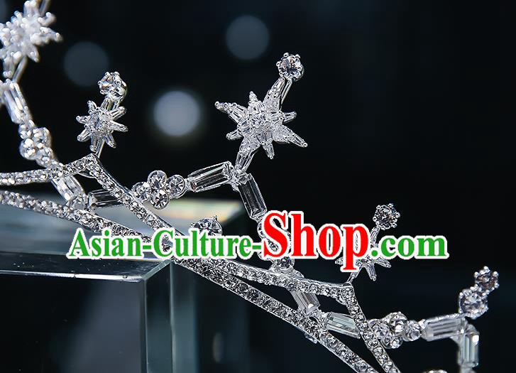 Handmade Baroque Wedding Bride Royal Crown Classical Jewelry Accessories European Princess Hair Accessories