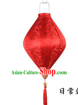 Chinese Traditional Bamboo Plum Pattern Red Silk Lanterns Handmade Hanging Lantern New Year Palace Lamp