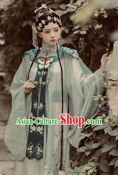 Chinese Ming Dynasty Nobility Beauty Costumes Ancient Beijing Opera Clothing and Headdress Full Set