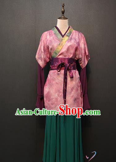 Chinese Ancient Female Swordsman Clothing Traditional Ming Dynasty Hostess Drama Tong Xiangyu Costumes