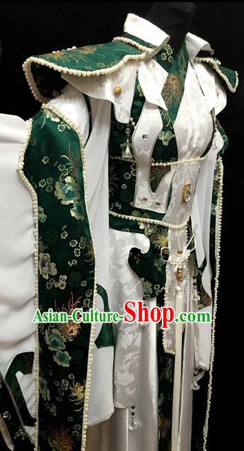 Custom Professional Cosplay Swordsman Costume China Ancient King Clothing