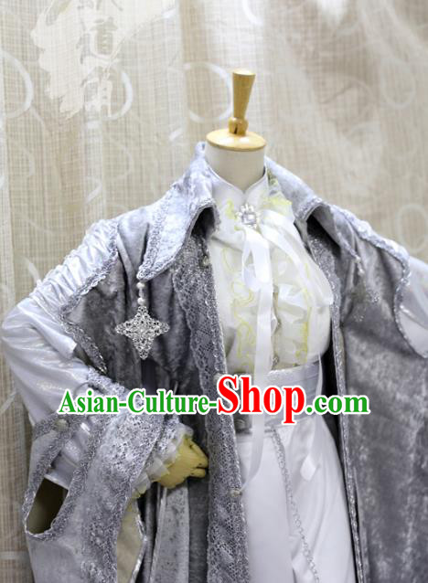 China Ancient Noble Childe Clothing Custom Professional Cosplay Swordsman Prince Costume