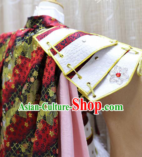 Traditional Cosplay Chivalrous Knight Swordsman Ying Chuixue Costumes Custom China Ancient Prince Clothing