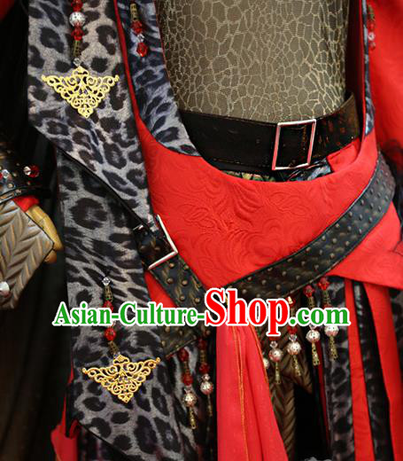 Cosplay Royal Lord Yuanxie Costumes Custom China Ancient Emperor Clothing with Cape