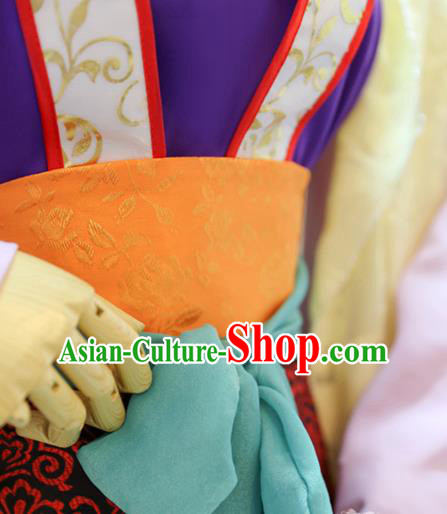 China Cosplay Goddess Hanfu Dress Custom Clothing Traditional Ancient Palace Lady Costumes Full Set