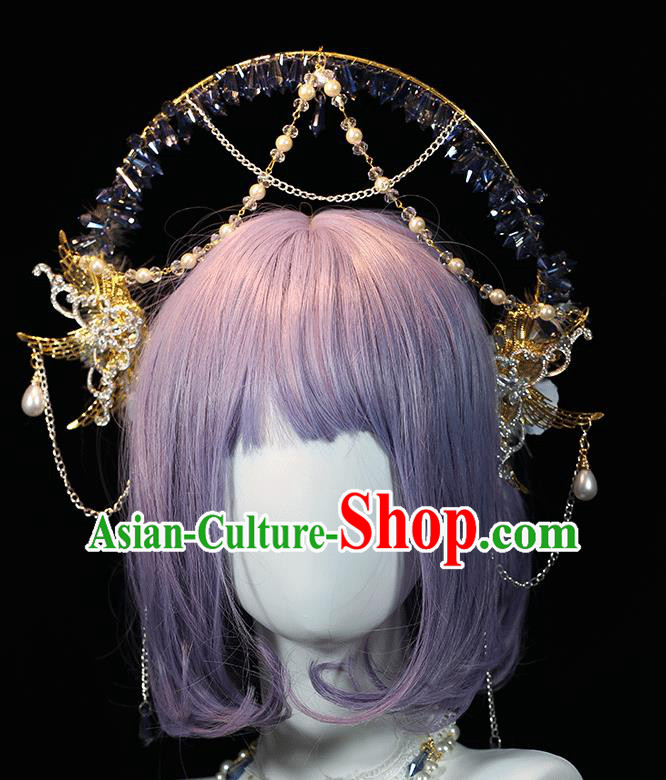 Cosplay Bride Royal Crown Halloween Princess Hair Accessories