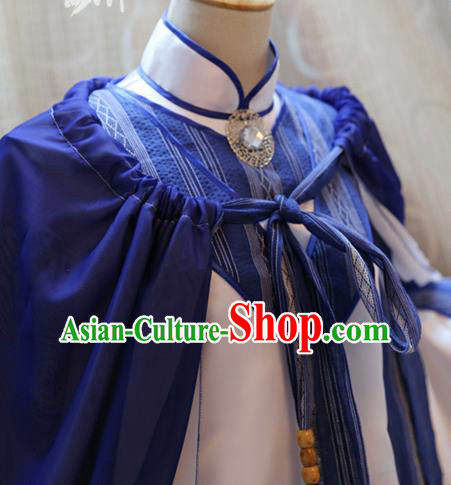 Cosplay Noble Childe Shi Jiuru Costumes Custom China Ancient Swordsman Clothing