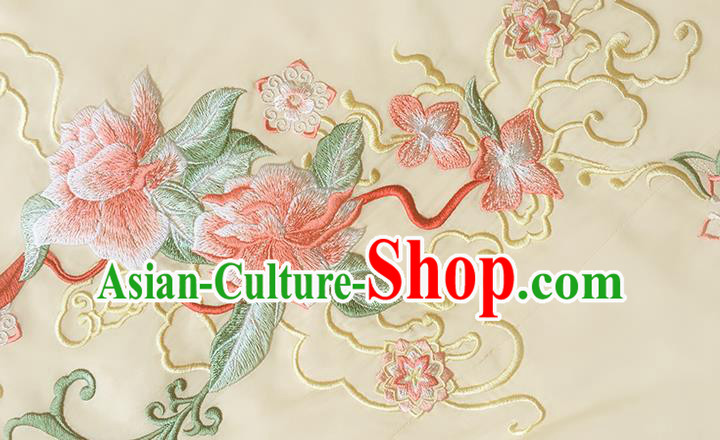 Ancient China Ming Dynasty Noble Female Costumes Traditional Hanfu Apparels Embroidered Clothing for Patrician Women
