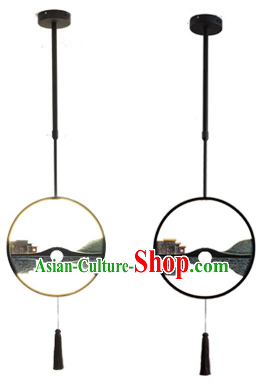 Traditional Chinese Hanging Lamp Handmade Ceiling Lantern Classical Lanterns Iron Art Lamp